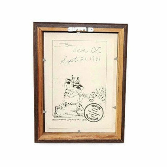 Vintage Jody Bergsma mat framed Lithograph - Picture 7 of 8